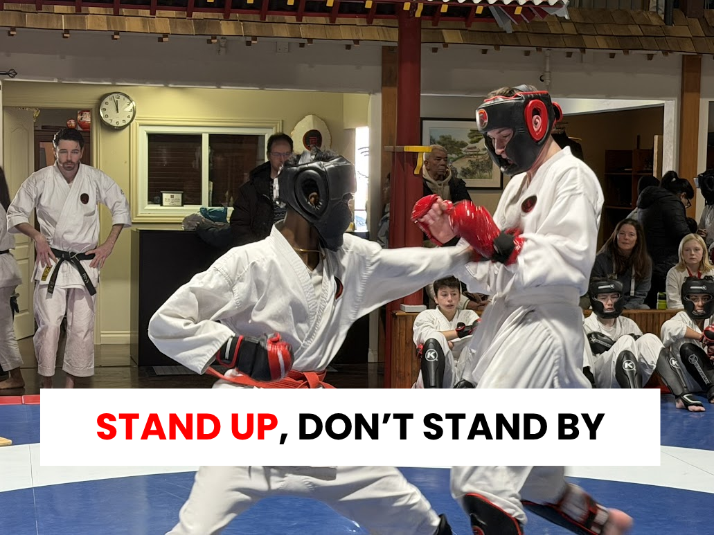 STAND UP, DON’T STAND BY